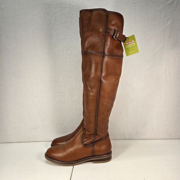Pikolinos Aldaya Musketeer Riding Tall Boots Cuero Women's Size EU 39 NWOT - Picture 4 of 12